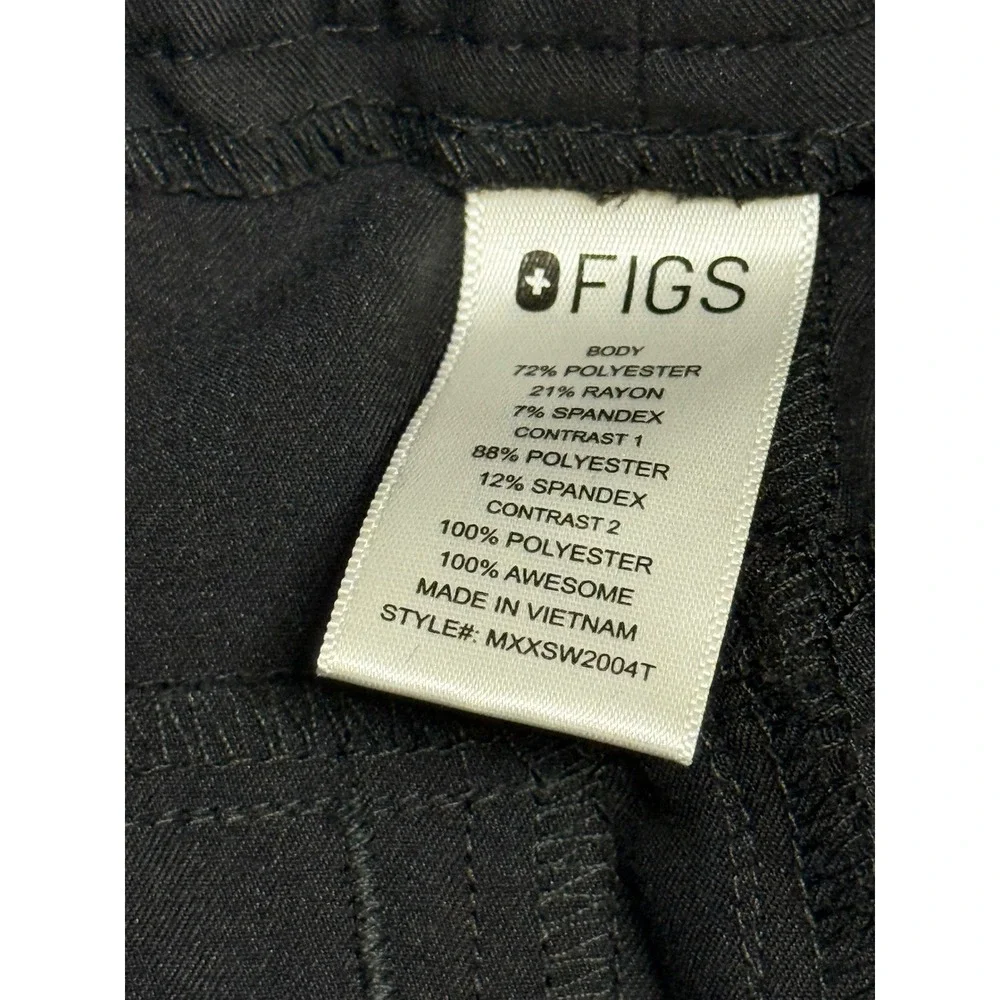 Figs Technical Collection Black Scrub Jogger Pants XS/T MXXSW2004T Tall Mens